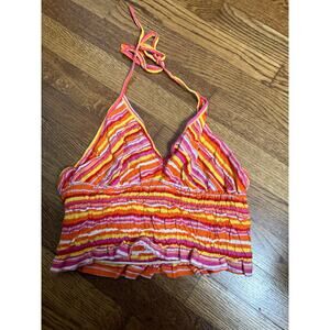 KENZO Jungle Halter Top Vintage Size Medium
